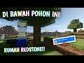 RUMAH REDSTONE DI BAWAH POHON!! - MAP REDSTONE MCPE