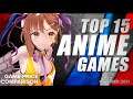 Top 15 Best Anime Games - October 2021 Selection