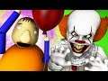 Baldi vs Pennywise 2 (It Dancing Clown Horror 3D Animation)