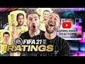 FIFA 21 RATINGS + Gaming Room Studio Planung und etwas Fall Guys 🔥😱
