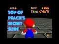 GETTING ON TOP OF PEACH'S SECRET SLIDE | Mario 64 - 3D All-Stars