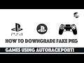How to Backport PS4 Games from 6.72 to 5.05 using AutoBackPort by Retorgamer74!