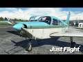 Just Flight PA28 Warrior II | Leeds Bradford - Caernarfon | Microsoft Flight Simulator