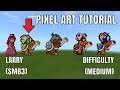 Minecraft Pixel Art Tutorial - Larry (SMB3)
