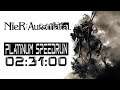 NIER AUTOMATA - Platinum Speedrun 02:31:00 - Full Game Trophy Guide