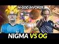 NIGMA vs OG Game 1 - Miracle INVOKER! Sick Combo