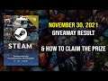 November 30, 2021 Giveaway Result and How to Claim the Prize For the Winner | Kryptonill Gaming