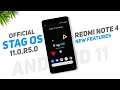 Stag OS 11.0.R5.0 Official For Redmi Note 4 | Android 11 | Updated Gaming Mode | New Features