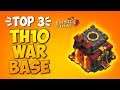 TOP 3 BEST NEW TH10 WAR BASE 2019! *WITH LINK* COC Town Hall 10 Anti 2 Star - Clash of Clan [Part 4]
