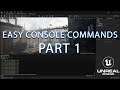 UE5 -  Easy Console Commands - Part 1 (Editor Utility widgets, Tutorial)