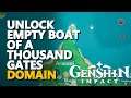 Unlock Empty Boat of a Thousand Gates Genshin Impact