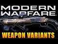 Weapon Variants in Modern Warfare