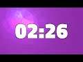 2 MINUTES AND 26 SECONDS TIMER COUNTDOWN [146 seconds - 2:26]