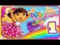 Dora the Explorer: Dora Saves the Crystal Kingdom Part 1 (Wii, PS2) Storybook - Yellow