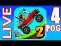 HILL CLIMB 2 With P.O.G. LIVE #4 (iOs, Android) | Power of Gameplay