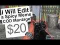 I hired 5 editors to make a MEME EDIT of my EARLY Call of Duty Gameplay (Modern Warfare)