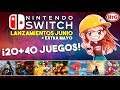 💥¡JUNIO con MÁS de 20 JUEGOS en SWITCH + 40 EXTRA en MAYO! | Lanzamientos JUNIO #NintendoSwitch