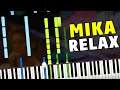 MIKA - Relax, Take It Easy Song Piano Cover (Sheet Music + midi) Synthesia Tutorial