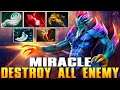 MIRACLE [Leshrac] Destroy All Enemy | Best Pro MMR - Dota 2