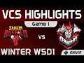 SGB vs CES Highlights Game 1 VCS Winter Split 2021 Saigon Buffalo vs CERBERUS by Onivia