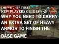 The Witcher 3 , New Players Guides # 56 , Why You Need Extra Armor To Finish The Base Game