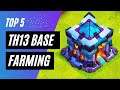 TOP 5 TH13 FARM BASE WITH LINK 2020 | Anti Everything | Clash of Clans
