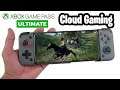 Xbox Gamepass Cloud Gaming using Gamesir X2 Bluetooth Mobile Gaming Controller