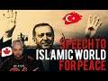 ERDOGAN SPEECH TO ISLAMIC WORLD FOR PEACE - [MUSLIM VIDEOS] Reaction | Turkey Reaction | MR Halal