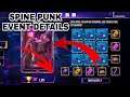 New spine punk event details of Freefire, all new event details of Freefire battlegrounds
