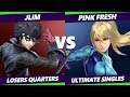 Smash Ultimate Tournament - JLim (Joker) Vs. Pink Fresh (ZSS) S@X 318 SSBU Losers Quarters