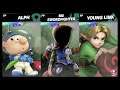 Super Smash Bros Ultimate Amiibo Fights  – Request #18598 Alph vs Altair vs Young Link