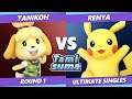 TAMISUMA 175 SSBU - Tanikoh (Isabelle) Vs. Renya (Pikach) Smash Ultimate Round 1