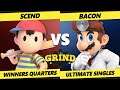 The Grind 157 Winners Quarters - Scend (Ness) Vs. BacoN (Dr. Mario) Smash Ultimate - SSBU