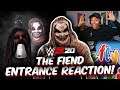 WWE 2K20 THE FIEND NEW ENTRANCE REACTION! (oh my god...)
