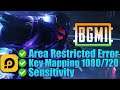 BGMI Area Restricted Error , Key Mapping Issue and Sensitivity Issue FIX
