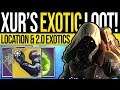 Destiny 2 | XUR DLC LOCATION & 2.0 EXOTICS! Xur Location, Inventory & DLC Exotic | 25th October 2019