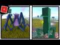 How to get "CREEPER" and "THAT TRASH CAN" BADGE + MORPHS/SKINS in TREVOR CREATURES WORLD! - Roblox