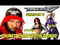 KATARINA DEMOTES THE MASHING BLONDE! (Tekken 7 Season 4)- Katarina VS Nina Williams Matches, FGC.