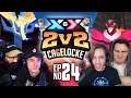 THE LEGENDARIES ARE.... - Pokemon X&Y 2v2 Randomized Cagelocke EP 24