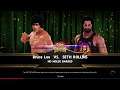 WWE 2K20 Bruce Lee VS Seth Rollins 1 VS 1 No Hold Barred Match