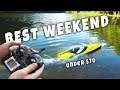 Best Weekend with RC Boat Under $70 (SHARKOOL H106 RC Boat)