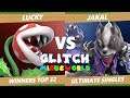 Glitch 7 SSBU - SCY Lucky (Plant) VS  Jakal (Wolf) Smash Ultimate W. Round of 32