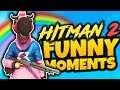 Hitman 2 Funny Moments! - #1 - LET'S GO TO THE RACES! - (Miami Gameplay)