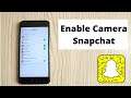 How to Enable Camera on Snapchat iPhone & iPad (2022 Update) | Allow Camera Access on Snapchat
