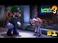 Luigi's Mansion 3 Gameplay Walkthrough Part 1 - E. Gadd Rescue + Bellhop Boss