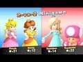 Mario Party 10 Party Mode Haunted Trail - Peach vs Daisy vs Rosalina vs Toadette