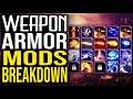 Outriders HOW TO GET WEAPON AND ARMOR MODS Breakdown, HOW THEY WORK, Outriders Legendary Armor Mods