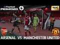 PES 2021 (PC) Arsenal vs Manchester United | REALISTIC PREMIER LEAGUE PREDICTION | 30/01/2021 | 4K