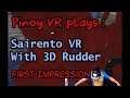 [PSVR] Sairento VR + 3D rudder first impression, Filipino plays