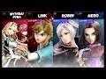 Super Smash Bros Ultimate Amiibo Fights  – Pyra & Mythra #192 Mythra & Link vs Robin & Luminary